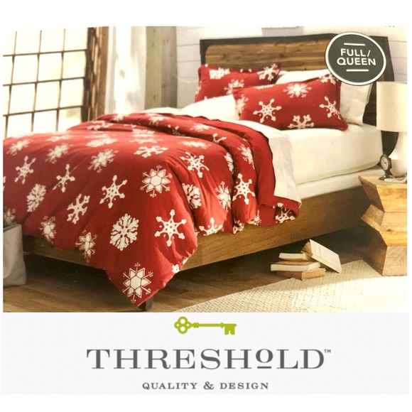 Threshold Other - NIB THRESHOLD 💯% Cotton FULL/QUEEN 3 piece DUVET Cover SET(1duvet cover 2shams)